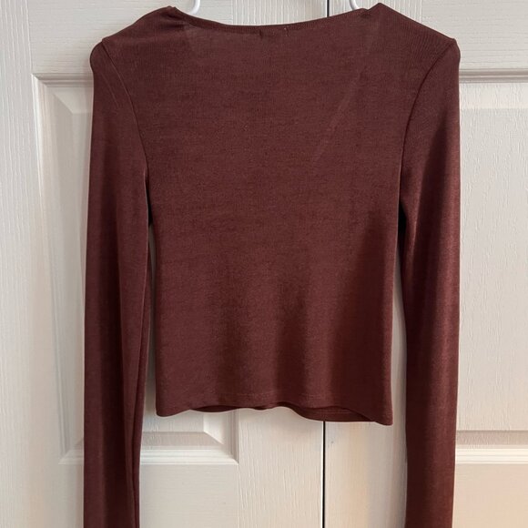 Garage O-Ring Mesh Long Sleeve - Brown - Picture 3 of 3